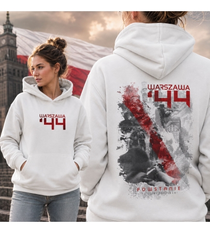 Damska bluza z kapturem WARSZAWA 44